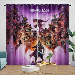 Dragon Age The Veilguard Curtains Blackout Window Drapes Room Decoration (Online Order Only)