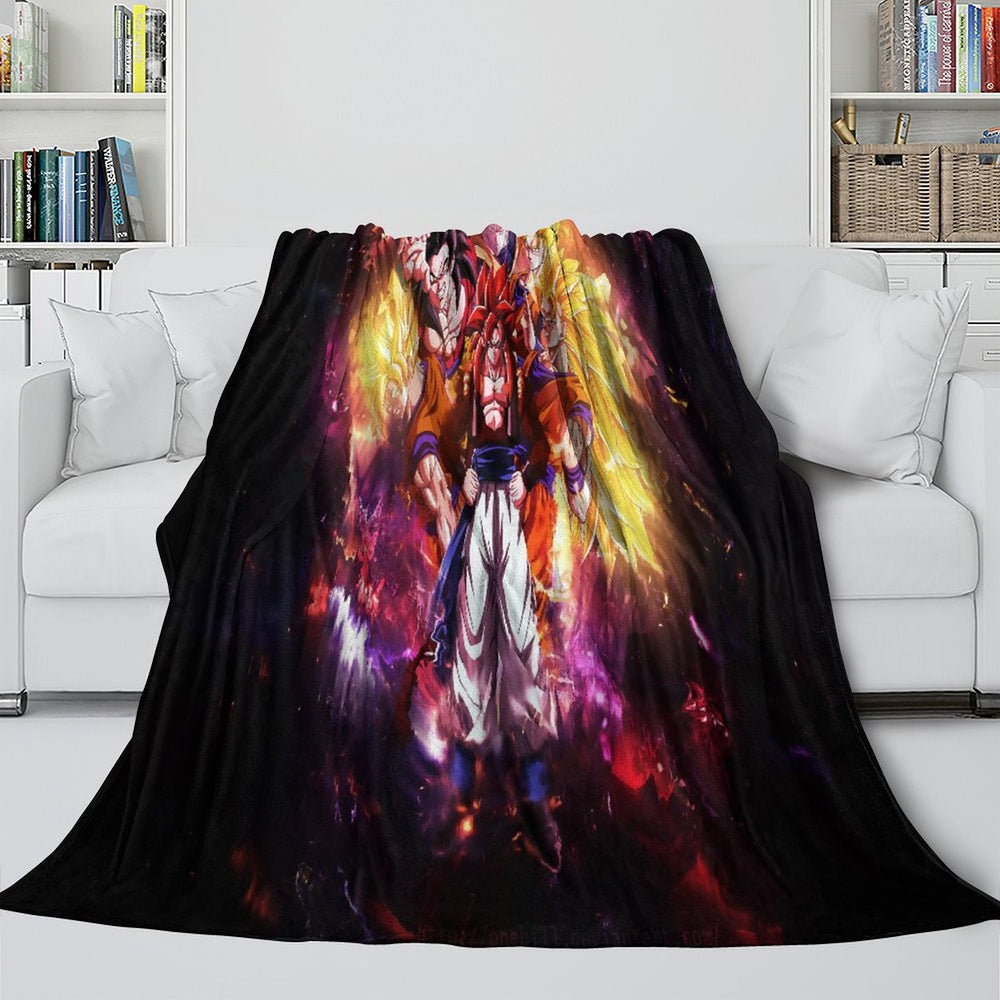 Dragon Ball Blanket Flannel Fleece Kids Throw Room Decoration (Online Order Only)