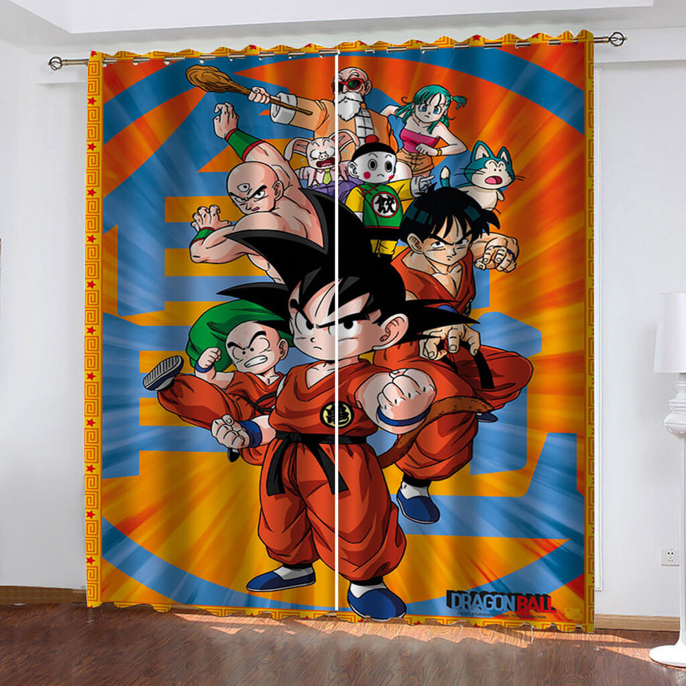 Dragon Ball Curtains Blackout Window Treatments Drapes for Room Decor (Online Order Only)