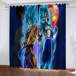 Dragon Ball Curtains Blackout Window Treatments Drapes for Room Decor (Online Order Only)