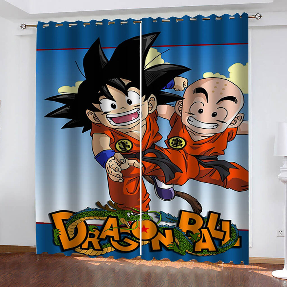 Dragon Ball Curtains Blackout Window Treatments Drapes for Room Decor (Online Order Only)