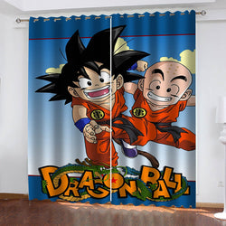 Dragon Ball Curtains Blackout Window Treatments Drapes for Room Decor (Online Order Only)