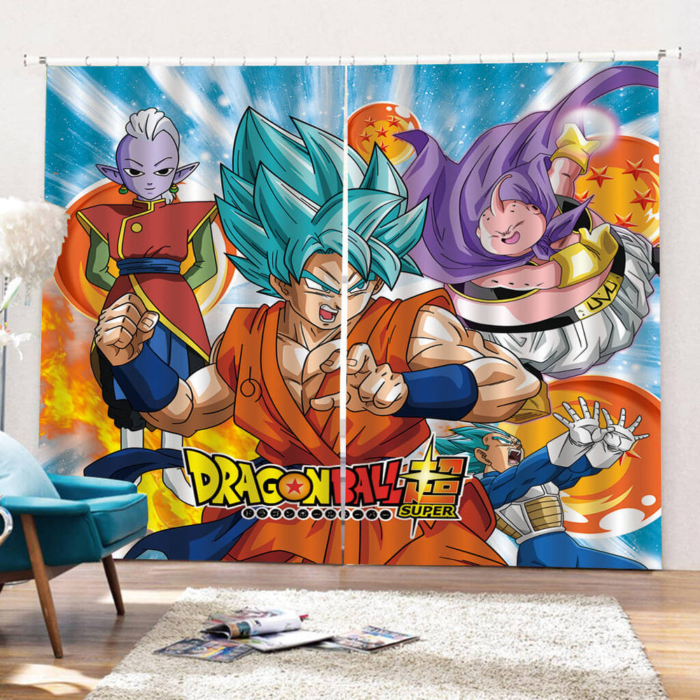 Dragon Ball Curtains Cosplay Blackout Window Drapes for Room Decoration (Online Order Only)