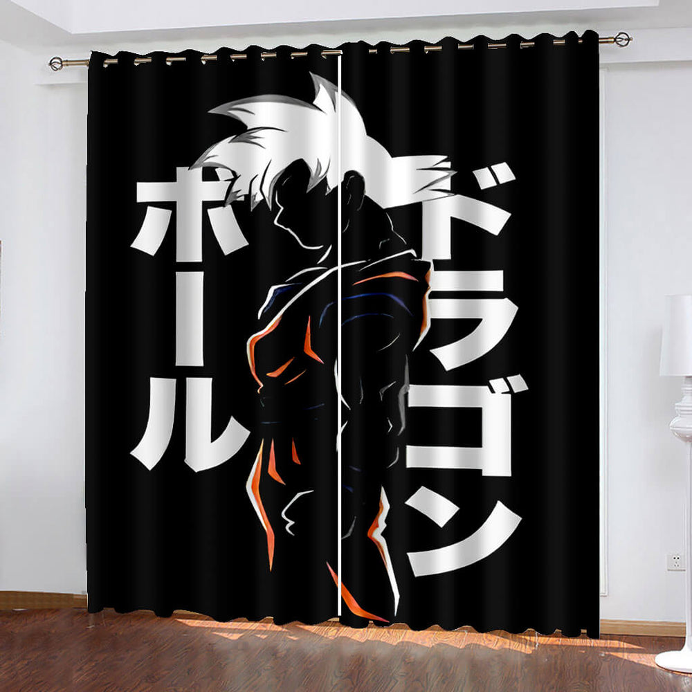 Dragon Ball Curtains Cosplay Blackout Window Treatments Drapes (Online Order Only)