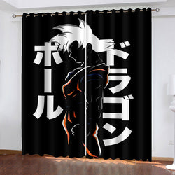 Dragon Ball Curtains Cosplay Blackout Window Treatments Drapes (Online Order Only)