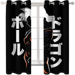 Dragon Ball Curtains Cosplay Blackout Window Treatments Drapes (Online Order Only)