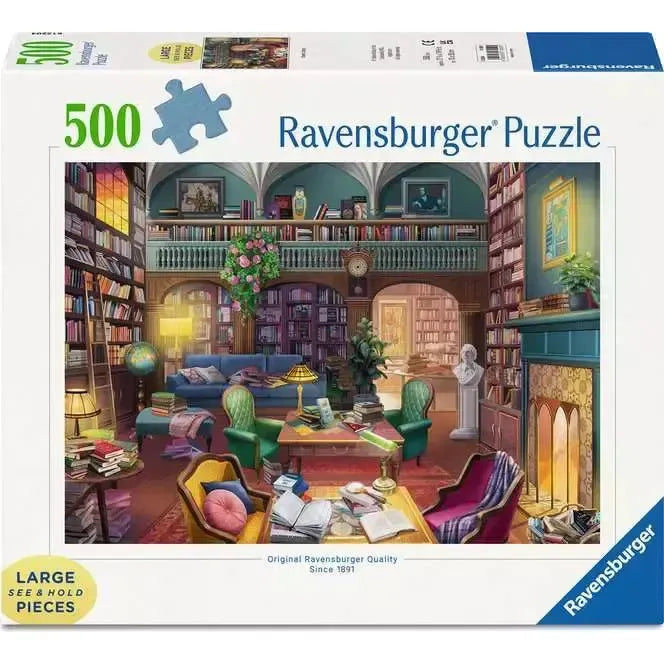 Dream  Library 500 Large Piece Jigsaw Puzzle Ravensburger (ONLINE ORDER ONLY)
