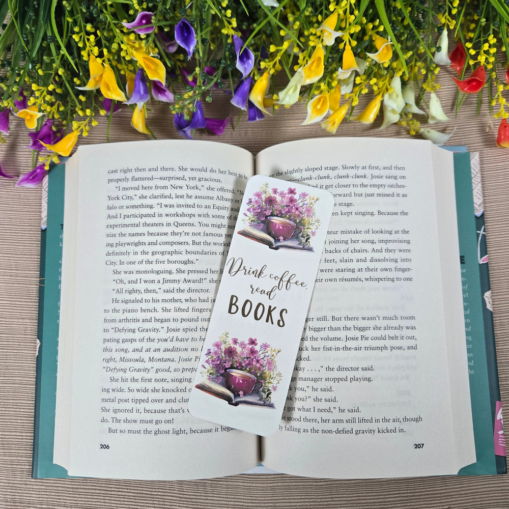 Drink Coffee and Read Books Bookmark (ONLINE ORDER ONLY)