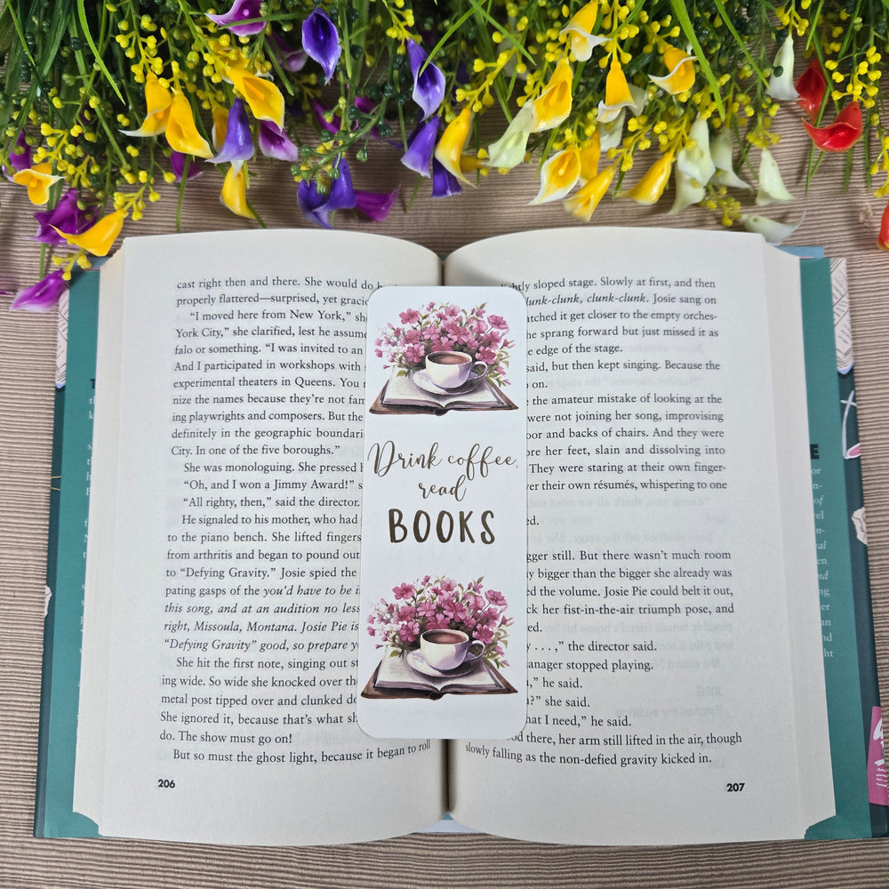 Drink Coffee and Read Books Bookmark (ONLINE ORDER ONLY)