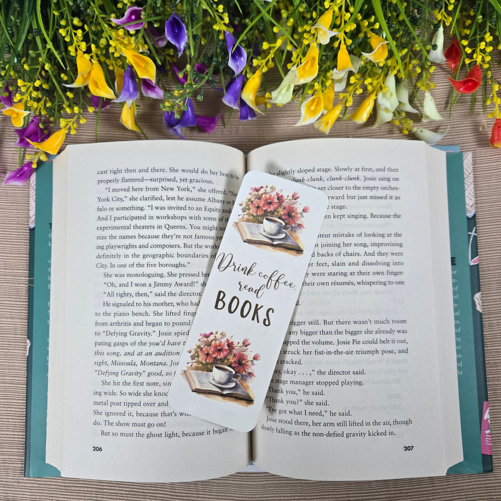 Drink Coffee and Read Books Bookmark (ONLINE ORDER ONLY)