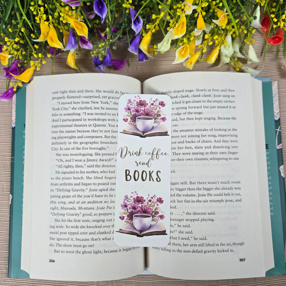 Drink Coffee and Read Books Bookmark (ONLINE ORDER ONLY)