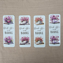 Drink Coffee and Read Books Bookmark (ONLINE ORDER ONLY)