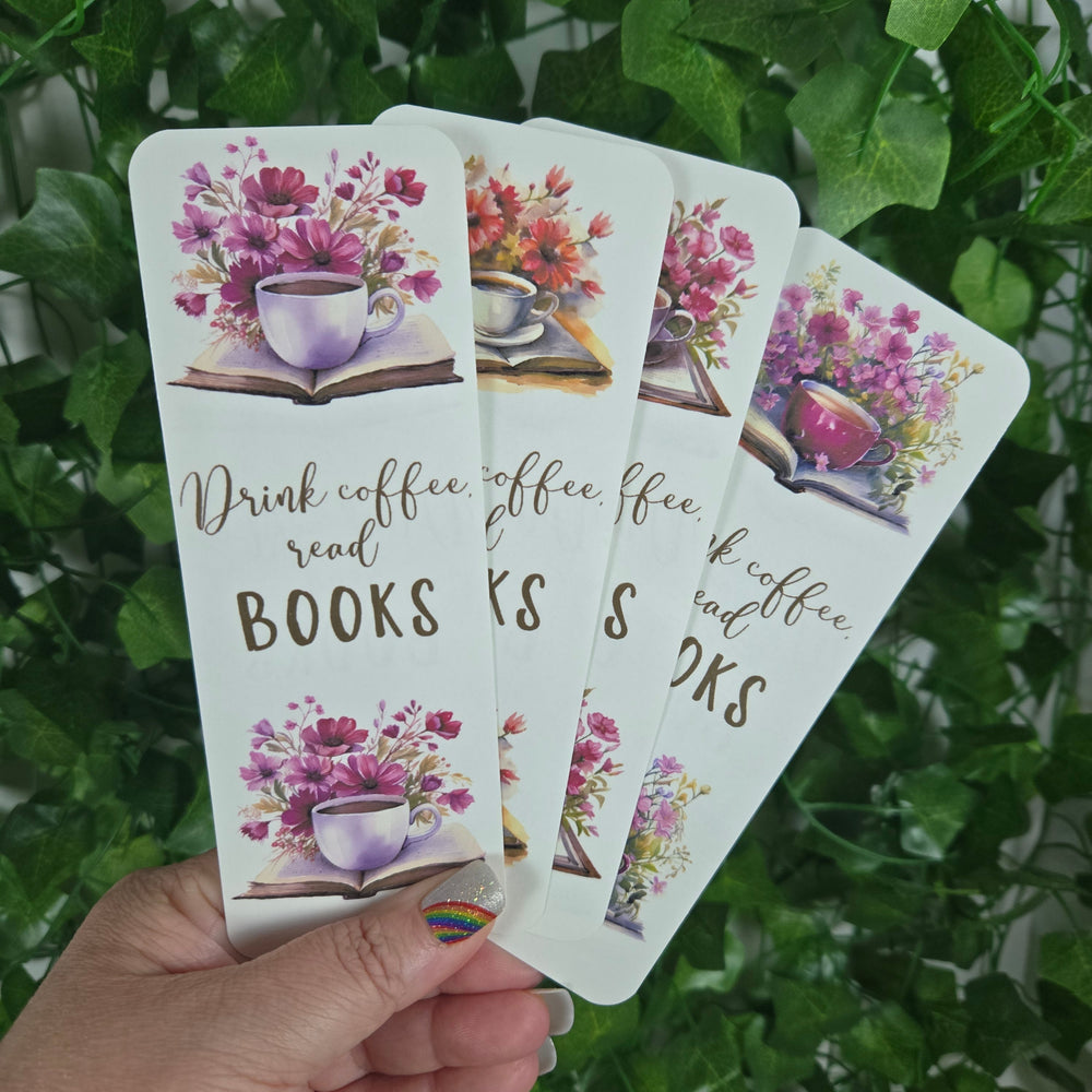 Drink Coffee and Read Books Bookmark (ONLINE ORDER ONLY)