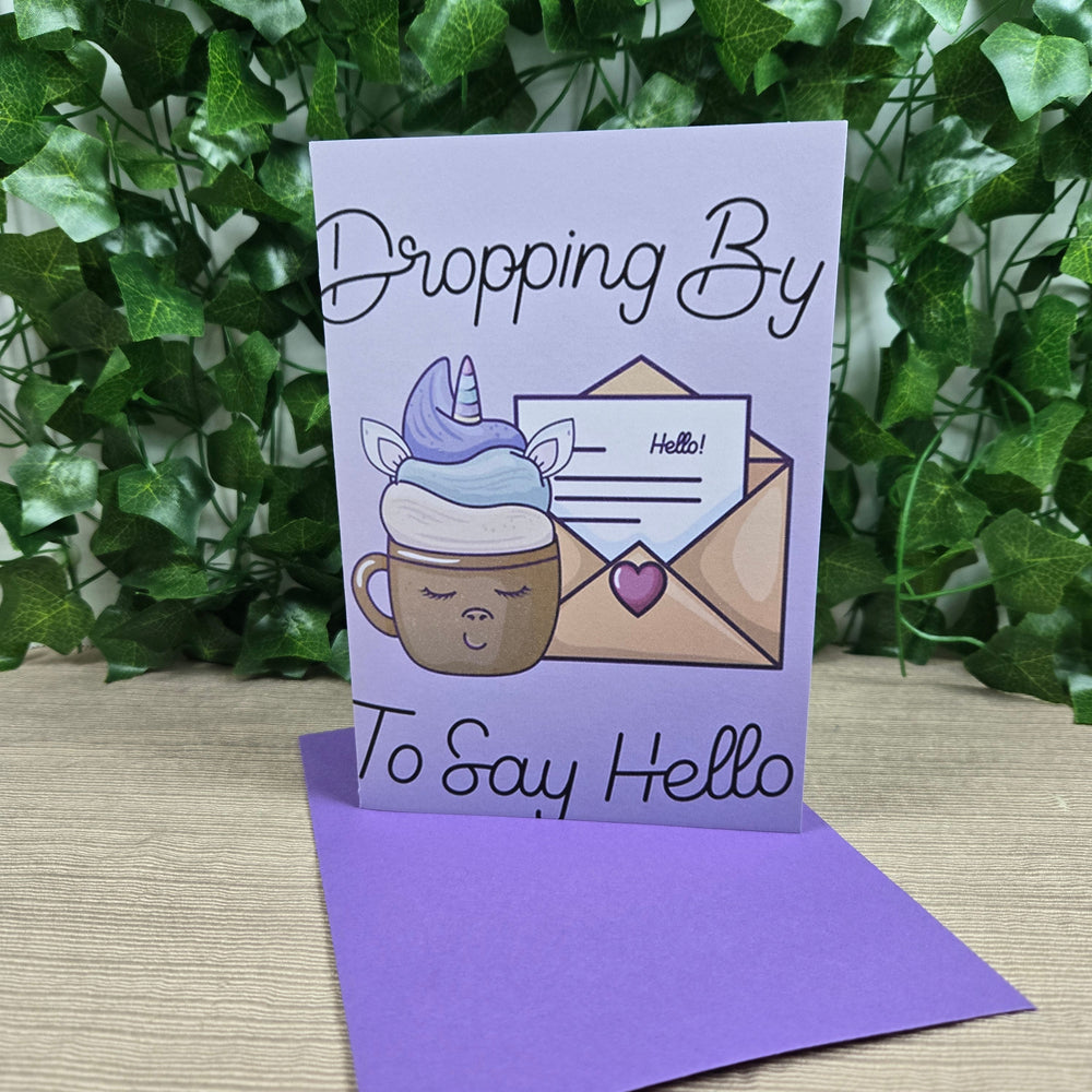 Dropping By to Say Hello, Thinking of You Card (ONLINE ORDER ONLY)