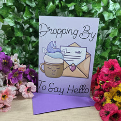 Dropping By to Say Hello, Thinking of You Card (ONLINE ORDER ONLY)