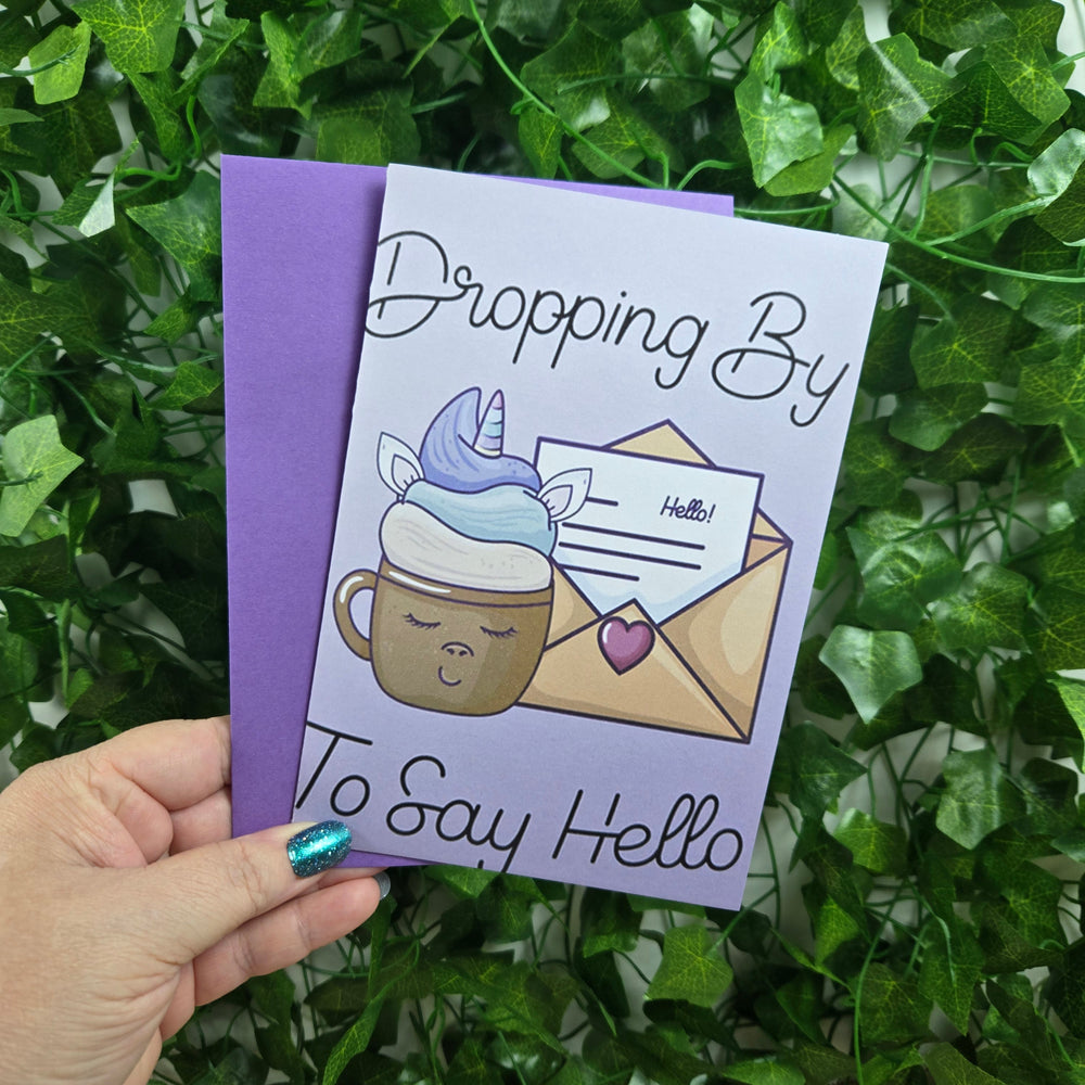 Dropping By to Say Hello, Thinking of You Card (ONLINE ORDER ONLY)