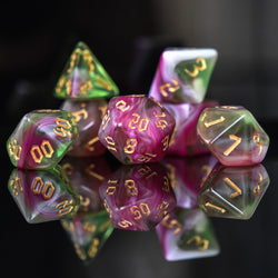 Pre-Order || Druid Class Acrylic Dice Set