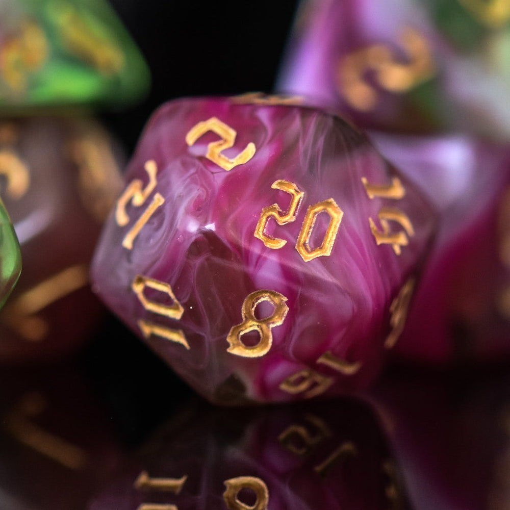 Pre-Order || Druid Class Acrylic Dice Set