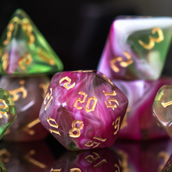 Pre-Order || Druid Class Acrylic Dice Set
