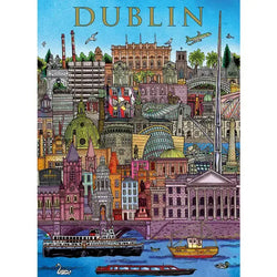 Dublin Cityscape 500 Piece Jigsaw Puzzle Gibsons (ONLINE ORDER ONLY)