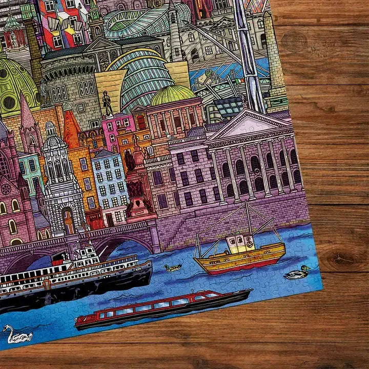Dublin Cityscape 500 Piece Jigsaw Puzzle Gibsons (ONLINE ORDER ONLY)
