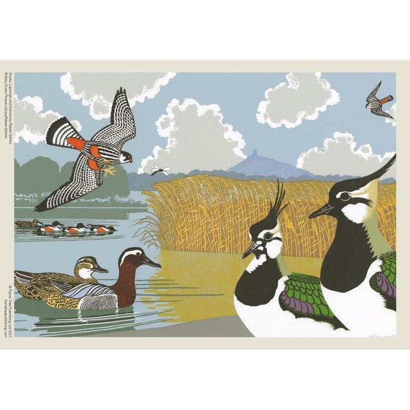 Ducks, Lapwings & Falcons by Robert Gillmor 1000 Piece Jigsaw Puzzle Flame Tree (ONLINE ORDER ONLY)