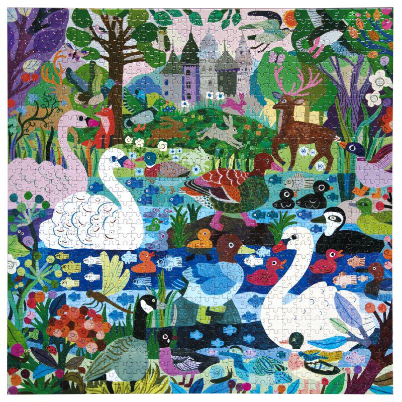 Ducks in the Clearing 1000 Piece Jigsaw Puzzle eeBoo (ONLINE ORDER ONLY)