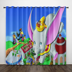 Dumbo Curtains Pattern Blackout Window Drapes (Online Order Only)