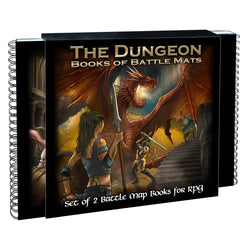Books of Battle Mats: The Dungeon (ONLINE ORDER ONLY)