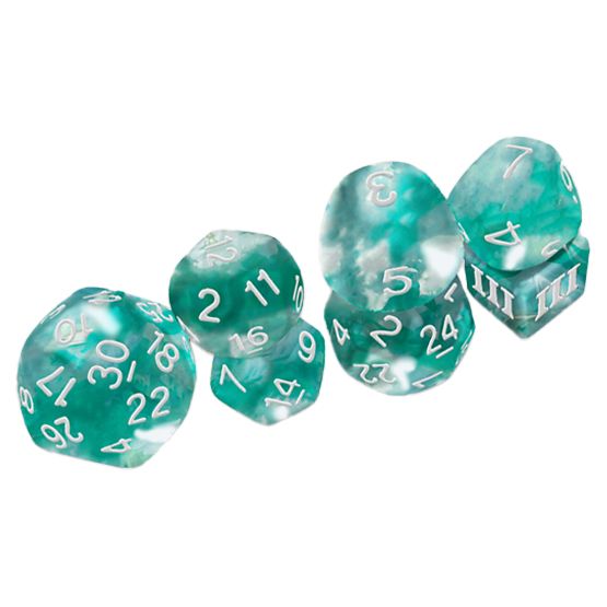 Dungeon Crawl Classics: Funky Thracian Azure Swirl (7-Set) (ONLINE ORDER ONLY)