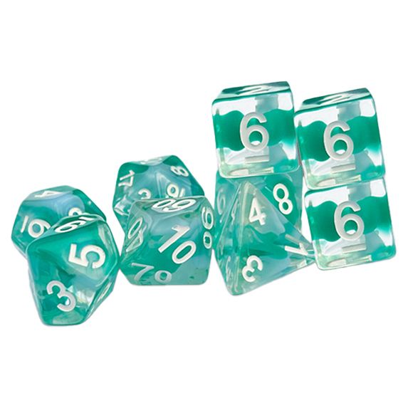 Dungeon Crawl Classics: Traditional Thracian Azure Swirl (9-Set) (ONLINE ORDER ONLY)