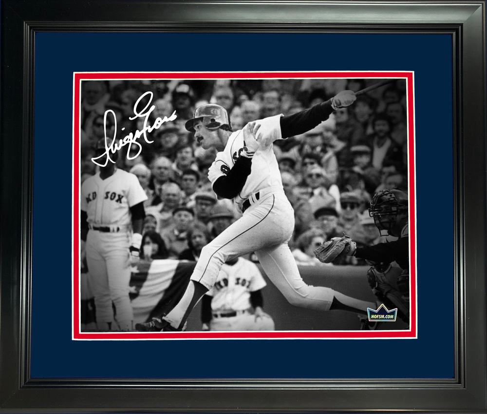 Framed Dwight Evans Boston Red Sox Facsimile Laser Engraved Signature Auto 11"x14" Baseball Photo HOFSM Holo (ONLINE ORDER ONLY)