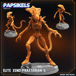 3D Printed Papsikels Elite Xeno Praetorians Set January 2025 - Scifi 28mm 32mm (Online Only)