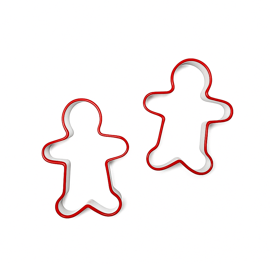 2-Pack Gingerbread Cookie Cutters + Ornament Option (ONLINE ORDER ONLY)