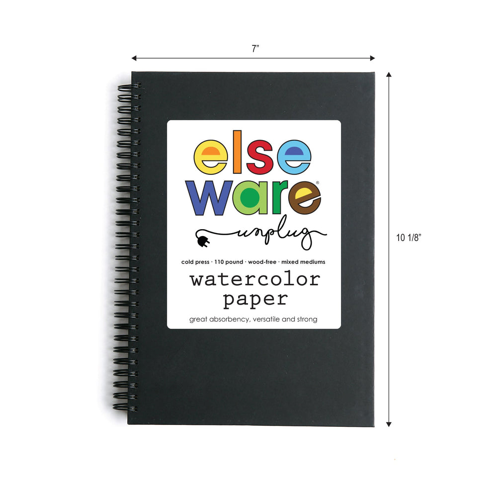 Watercolor Paper Pad (Large) – 7" x 10" – 110 lb Cotton Rag