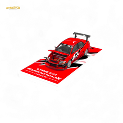 TimeMicro Mitsubishi Lancer EVO 9th Gen - Openable Hood & Figure - With Container 1:64 (ONLINE ORDER ONLY)