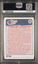 1990 FLEER T.FERNANDEZ/C.RIPKEN  #634 - PSA 10 (Online Order Only)