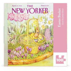 Easter Basket The New Yorker 100 Piece Mini Jigsaw Puzzle NYPC (ONLINE ORDER ONLY)