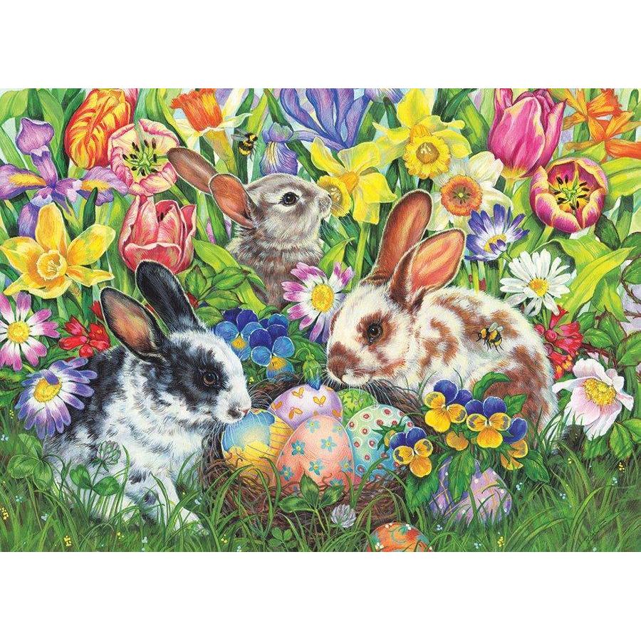 Easter Bunnies 500 Piece Jigsaw Puzzle Cobble Hill (ONLINE ORDER ONLY)