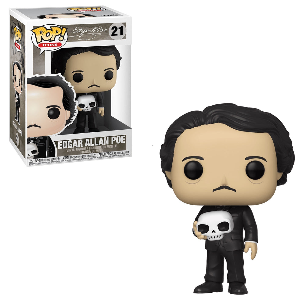 Pop! Icons:  Edgar Allan Poe (Skull) (ONLINE ORDER ONLY)