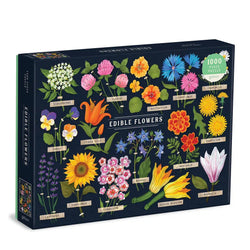 Edible Flowers 1000 Piece Jigsaw Puzzle Galison (ONLINE ORDER ONLY)