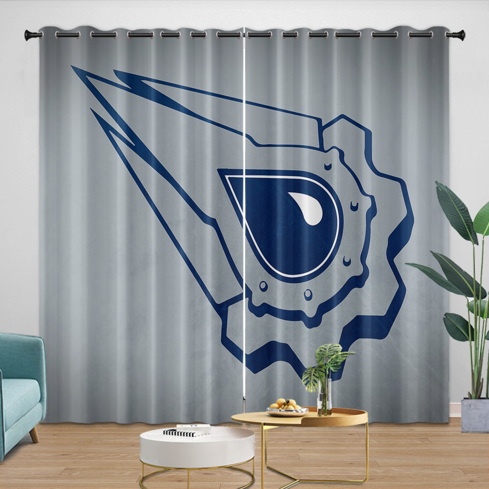 Edmonton Oilers Curtains Blackout Window Drapes Room Decoration (Online Order Only)