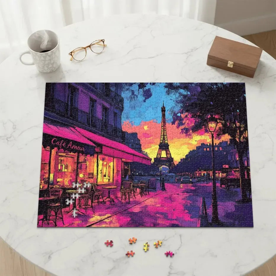 Eiffel Glow 1000 Piece Jigsaw Puzzle Final Piece (ONLINE ORDER ONLY)