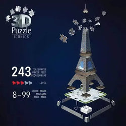Eiffel Tower 243 Piece 3D Jigsaw Puzzle Ravensburger (ONLINE ORDER ONLY)