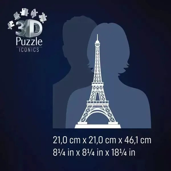 Eiffel Tower 243 Piece 3D Jigsaw Puzzle Ravensburger (ONLINE ORDER ONLY)
