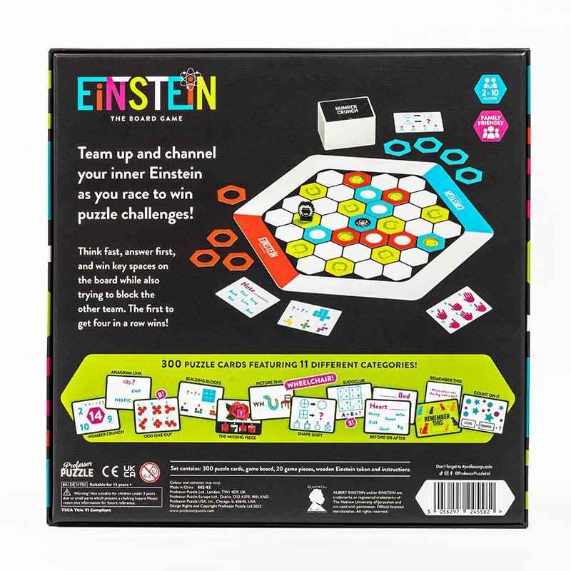 Einstein the Board Game - Fast Paced Puzzle Solving Race - Professor Puzzle (ONLINE ORDER ONLY)