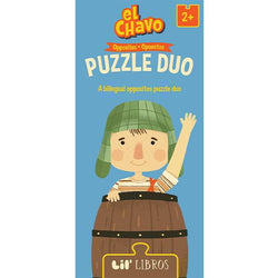 El Chavo Opposites Puzzle Duo 20 Piece Jigsaw Puzzle Gibbs Smith
