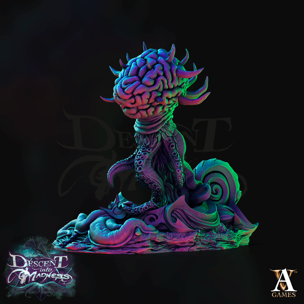 3DPrinted Archvillain Games Descent into Madness - Elder Brain 28mm 32mm D&D (Online Only)