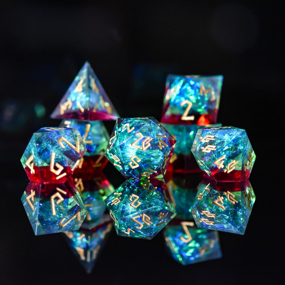 PRE-ORDER || Eldritch Blast Sharp-Edged Resin Dice Set