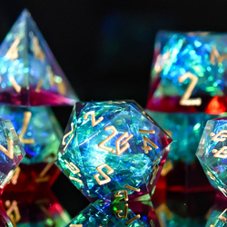 PRE-ORDER || Eldritch Blast Sharp-Edged Resin Dice Set